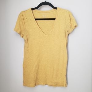 Gold V-Neck Tee